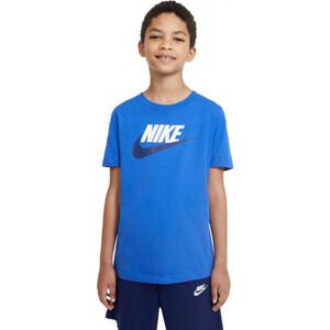 Nike NSW TEE FUTURA ICON TD B Fiú póló, kék, méret