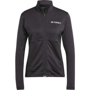 adidas TERREX MULTI LIGHT FLEECE FULL-ZIP W Női pulóver, fekete, méret