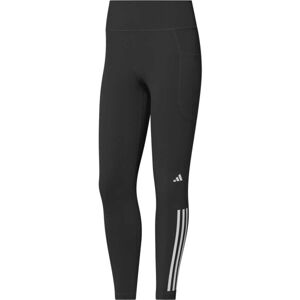 adidas DAILYRUN 3-STRIPES 7/8 LEGGINGS Női leggings, fekete, méret