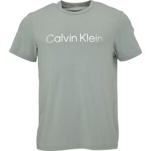 Calvin Klein S/S CREW NECK Férfi póló alváshoz, szürke, méret