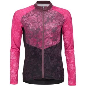 Klimatex MOONA Hosszú ujjú női kerékpáros mez, rózsaszín, méret