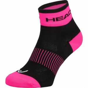 Head SOCKS YELLOW Kerékpáros zokni, fekete, méret 40-42
