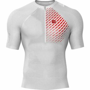 Compressport POSTURAL SS TOP Férfi felső futáshoz, fehér, méret L