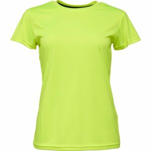 Kensis VINNI NEON YELLOW Női sportos felső, világoszöld, veľkosť M