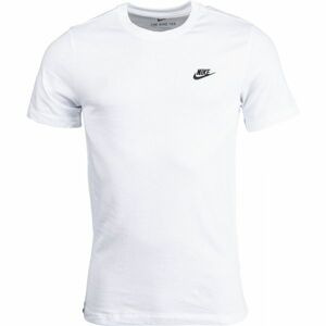 Nike SPORTSWEAR CLUB Férfi póló, fehér, veľkosť M