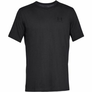 Under Armour SPORTSTYLE LEFT CHEST SS Férfi póló, fekete, veľkosť M