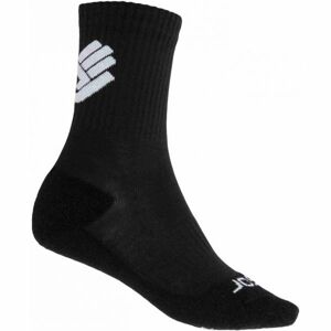 Sensor RACE MERINO BLK Zokni, fekete, veľkosť 39 - 42