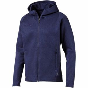 Puma FINAL CASUALS HOODED JACKET Férfi pulóver, kék, méret S