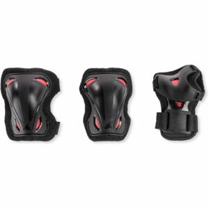 Rollerblade SKATE GEAR JUNIOR 3 PACK Gyerek görkorcsolya védőfelszerelés, fekete, veľkosť XS