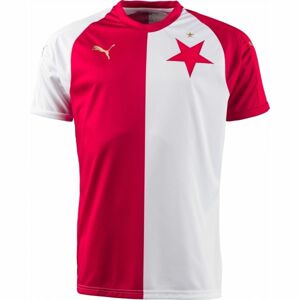 Puma SK SLAVIA HOME PRO Egyedi futball mez, piros, méret XXL