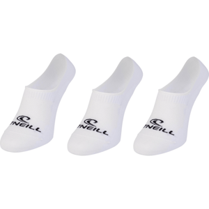 O'Neill FOOTIE ONEILL WHITE 3P Uniszex zokni, fehér, veľkosť 39 - 42