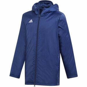 adidas CORE18 STD JKT Fiú sportdzseki, sötétkék, méret 152