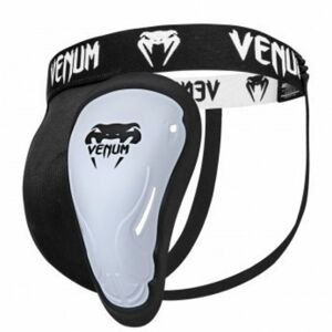 Venum CHALLENGER GROIN GUARD & SUPPORT Ágyékvédő, fehér, méret