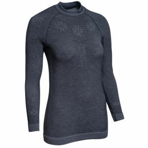 Blizzard VIVA LONG SLEEVE WOOL Női funkcionális Merinó póló, sötétszürke, veľkosť XS/S