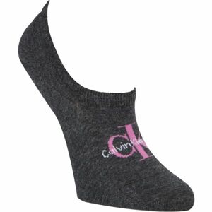 Calvin Klein JEANS LOGO SNEAKER Női zokni, sötétszürke, veľkosť os