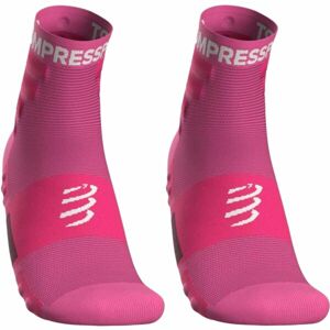 Compressport TRAINING SOCKS 2-PACK Sportzokni, rózsaszín, méret 35-38