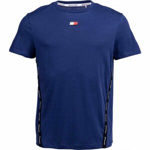 Tommy Hilfiger TAPE TOP Férfi póló, sötétkék, méret M