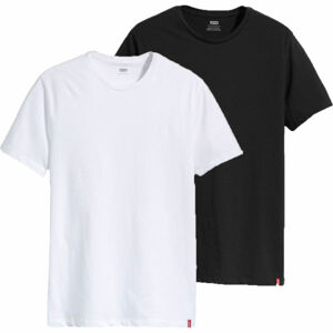 Levi's® SLIM 2PK CREWNECK 1 Férfi póló, fekete, méret