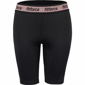 Fitforce SOLTA Női fitness rövidnadrág, fekete, veľkosť L