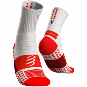 Compressport PRO MARATHON SOCKS Futózokni, fehér, méret 35-38