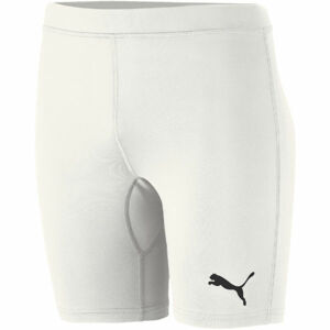 Puma LIGA BASELAYER SHORT TIGH JR Gyerek sportos rövidnadrág, fehér, méret 140