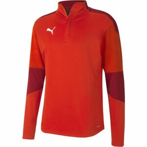 Puma TEAM FINAL 24 TRAINING RAIN TOP Férfi pulóver, piros, méret L