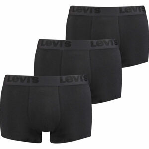 Levi's MEN PREMIUM TRUNK 3P Férfi boxeralsó, fekete, méret S