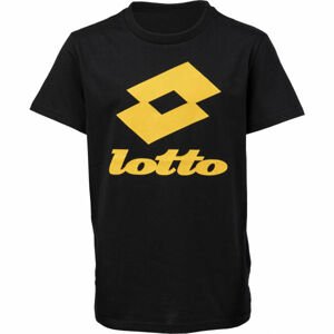 Lotto DREAMS B III TEE BS JS Fiú póló, fekete, méret XS