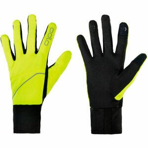 Odlo GLOVES INTENSITY SAFETY LIGHT Kesztyű, fényvisszaverő neon, méret