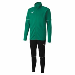 Puma TEAM GOAL TRACKSUIT CORE JR Fiú melegítő szett, zöld, méret 152