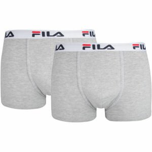 Fila MAN BOXERS 2 PACK Férfi boxeralsó, szürke, méret S