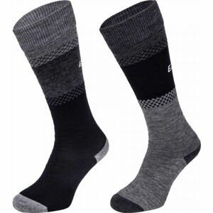 Eisbär SKI COMFORT 2 PACK Női bélelt zokni, sötétszürke, veľkosť 35-38