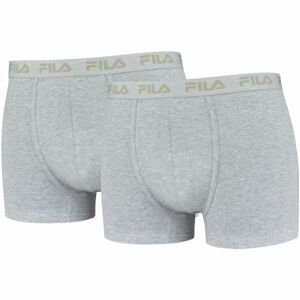 Fila MAN BOXERS 2 PACK Férfi boxeralsó, szürke, méret XXL