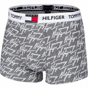 Tommy Hilfiger TRUNK PRINT Férfi boxeralsó, szürke, veľkosť M