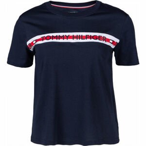 Tommy Hilfiger SS TEE Női póló, sötétkék, veľkosť M