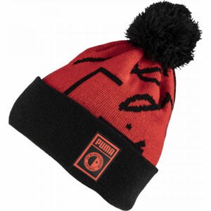 Puma SLAVIA PRAGUE POMPOM BEANIE Sapka, piros, méret os