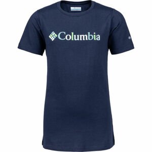 Columbia SWEAT PINES GRAPHIC SHORT SLEEVE TEE Gyerek póló, sötétkék, méret