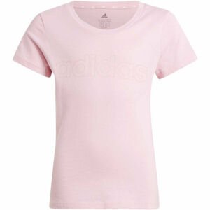 adidas LIN TEE Lány póló, rózsaszín, veľkosť 128