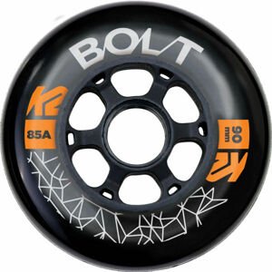 K2 BOLT 90/85A WHEEL 4 PACK BLK Görkorcsolya kerék, fekete, méret os