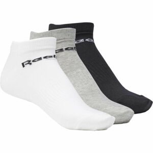 Reebok ACT CORE LOW CUT SOCK 3P Uniszex zokni, fekete, méret L