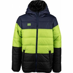 Umbro IMOD Gyerek steppelt kabát, fényvisszaverő neon, veľkosť 152-158