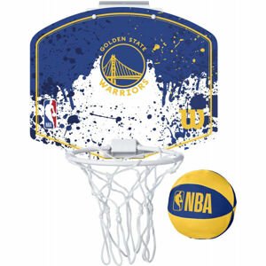Wilson NBA MINI HOOP WARRIORS Mini kosárlabda palánk, kék, méret