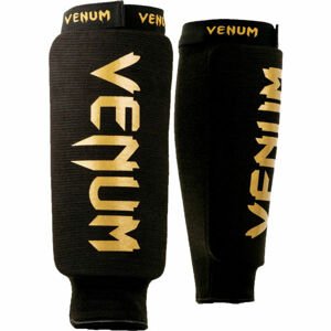 Venum KONTACT SHIN GUARDS Sípcsontvédő, fekete, méret L