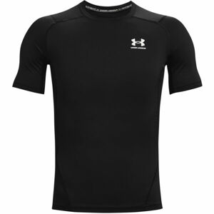 Under Armour HG ARMOUR COMP SS Férfi póló, fekete, méret M