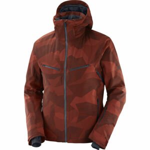 Salomon BRILLIANT JKT M Férfi síkabát, piros, méret