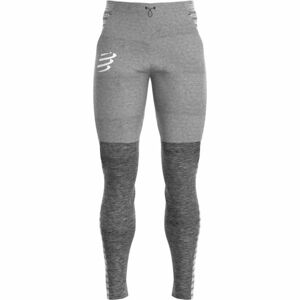 Compressport SEAMLESS PANTS Férfi sportos melegítőnadrág, szürke, méret L