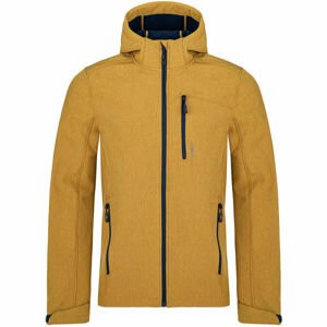 Loap LECAR Férfi softshell kabát, sárga, veľkosť L