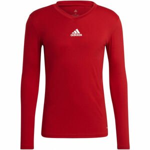 adidas TEAM BASE TEE Férfi felső focira, piros, méret XS