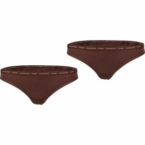 Calvin Klein THONG 2PK Női tanga alsó, barna, méret XS