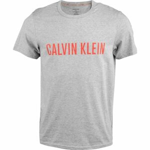 Calvin Klein S/S CREW NECK Férfi póló, szürke, veľkosť XL